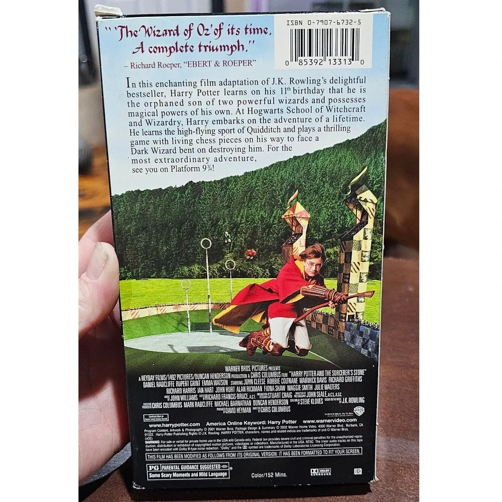Harry Potter and the Sorcerer's Stone VHS Warner Home Video Never Before Seen - Picture 2 of 4